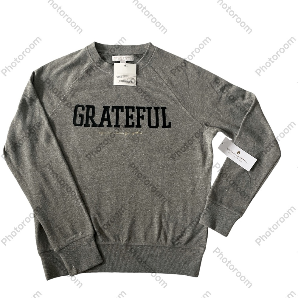 Spritual Gangster Grateful Old School Grey Pullover Sweatshirt.